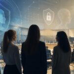 Illustrazione istituzionale sul Consiglio Ue e la protezione online di ragazze e giovani donne.